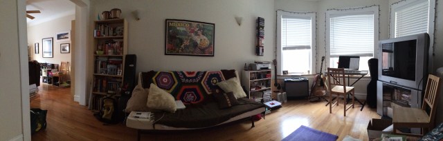 It's going to be hard to leave our apartment of five years, especially with all the plastic tucked away in it.